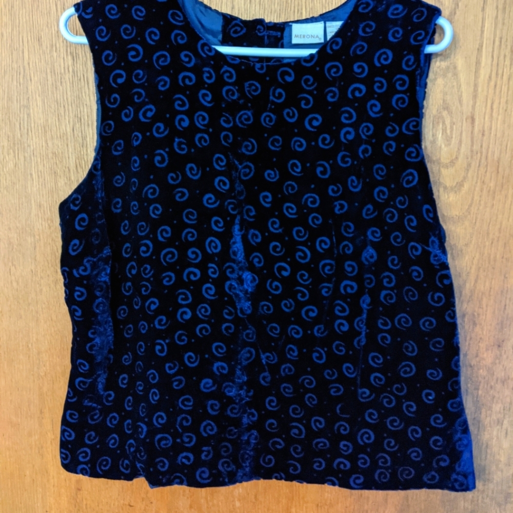3 For $15 Merona Velvet Back Button She'll Top